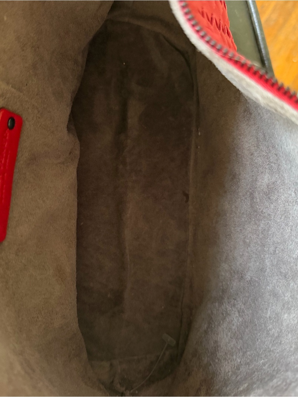 Bottega Veneta Red Woven Leather Shoulder Bag - Picture 3 of 4